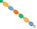 18k Gold Venetian Glass Bracelet by Tagliamonte