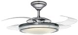 Hunter 21425 Fanaway 48 Ceiling Fan with Clear Retractable Blades, Brushed Chrome 31NVpYc3mKL. SL160 Hunter 21425 Fanaway 48 Ceiling Fan with Clear Retractable Blades, Brushed Chrome