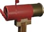 Shot Gun Shell Mailbox