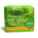 Seventh Generation Maxi Pads-Regular-24ct, 2 pack