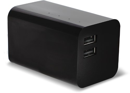 Eton BoostBloc 6600mAh Portable Backup Battery Pack-Charger for Smart Phones (three full charges for most phones), iPads, Tablets and Other Devices with both 1A and 2.1A USB Ports (NBOBL6600B)