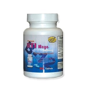 BTI Mega B-12 (Sublingual) Increase Energy, Memory and Improve Heart and Brain Health by BTI Lean,BTI Mood,BTI Joint, BTI Back Support, BTI Wrist Support, BTI Knee Support