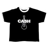 TS262 Johnny Cash Guitar Tiny T-Shirt Toddler Tee