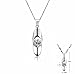 TOPSTARONLINE 18KGB Oval Zircon Pendant