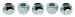 Raybestos 6829N Wheel Hardware- Lug Nut