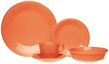 Fiesta Tangerine 830 5 Piece Place Setting