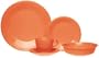 Fiesta 20-Piece, Service for 4 Dinnerware Set, Tangerine