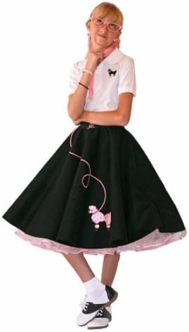 Hip Hop 50s Shop Large Child Poodle Skirt - Size 10/11/12