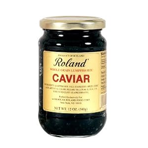 Roland Black Lumpfish Caviar, 12 oz by Caviar