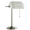 Brushed Nickel Banker Desk Lamp