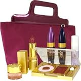 Estee Lauder Travel Set Purple Shopper's Bag 7 Piece Kit
