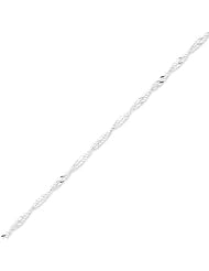 Sterling Silver 2.25mm Singapore Chain - 18 Inch
