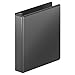 Wilson Jones Heavy Duty D-Ring View Binder with Extra Durable Hinge, 1.5 Inch, Customizable, Black (W385-34BPP1), 1-Pack
