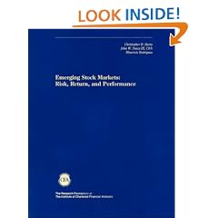 Emerging Stock Markets: Risk, Return, and Performance (The Research Foundation of AIMR and Blackwell Series in Finance)