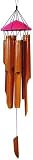 Asli Arts Model C243 Giant Spun Top Bamboo Chime, Pink