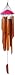 Asli Arts Model C253 Large Spun Top Bamboo Chime, Pink