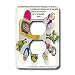Londons Times Funny Music Cartoons - Rick James Super Freaky Funeral - Light Switch Covers - 2 plug outlet cover