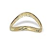 Genuine 10 KT Yellow Gold Thumb ring Slim 10K Band