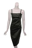 BLUMARINE Silk Jeweled Dress in Green