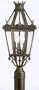 Florentine Black Medici Crown Top Post Light