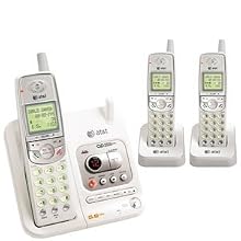 AT&T EL42308 5.8 GHz Cordless Phone with Three Handsets and Answering System