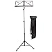 Collapsible Tubular Music Stand 3 Section, Black