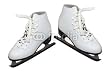 Wallmonkeys Peel and Stick Wall Decals - Figure Skate - 18"W x 12"H Removable Graphic