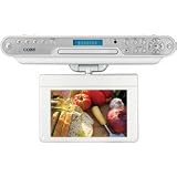 Coby KTFDVD1093 10.2-Inch Under-The-Cabinet LCD TV with Built-in DVD/CD Player and AM/FM Radio Bundle with Soehnle 65055 Digital Kitchen Scale Silver