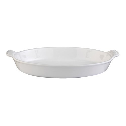##Le Creuset Heritage Stoneware 1-7/10-Quart Oval Au Gratin Dish, White 31NWUiRJ%2BrL