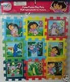 kids and infants educational toys item: Dora the Explorer 9 Pc Foam Puzzle