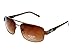 Guess Women's Gradient GU6707-BRN-34 Brown Rectangle Sunglasses