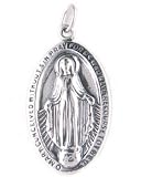 Large Oval Mary Charm