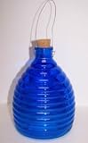 Glass Wasp Catcher 8in Ht. x 6in Base Assorted Colors Each