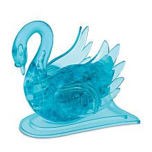 Detail image Great American Puzzle Factory Swan - 3D Crystal Puzzle - Colors May Vary