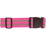 LW Reflective Elastic Belt Sash Running Biking Walking with Bonus Reflective Sticker