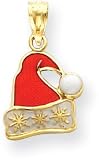 Santa Hat Charm, 14K Yellow Gold