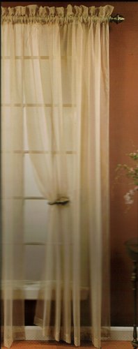 Marcy Voile Sheer Window Curtain Panels 60