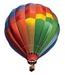 Hot Air Balloon Die-Cut Photographic Magnet