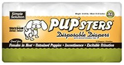 Simple Solution Fashion Disposable Diapers, Extra Large, 12-Count