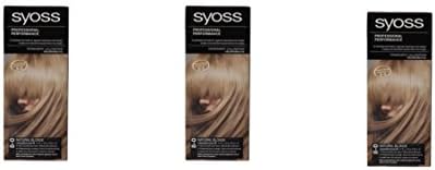 Beauty Set : 3 Units of Syoss Hair Color Natural Blonde No.8.0 115ml. [Free Facial Hair Epicare Spring A1Remover]