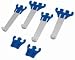 Search Our Specialty Mall : Pro Spark Plug Wire Loom Chrome Brackets w/Blue Separators Incl. 4 Brackets/Four 2-Wire Separators/Two 3-Wire Separators Up To 9mm Wires