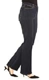 Not Your Daughter's Jeans Tummy Tuck Women's Premium Blue/Black Denim 5 Pocket Straight Leg Jean