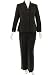 Kasper 3 Piece Wardrober Pant and Skirt Suit Chocolate 6