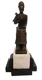 Bronze Statue Ancient Totem Egypt Art Antique look Egyptian Statue