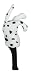 31NX NIWSiL. SL75  Butthead Golf Club Cover Dalmatian