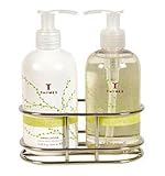 The Thymes Red Cherie Sink Set with Caddy