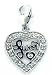 Sweet Heart, 14K Gold Diamond Charm