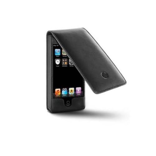 DLO HipCase Leather Folio Case for iPod Touch 1G and 2G, 8/16/32 GB (Black)