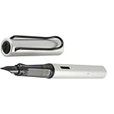 Lamy Safari Al-Star Fountain Pen - Silver, Broad Nib L25B
