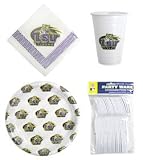 LSU Tigers 96 Piece Plastic Dinnerware Set by Duck House
